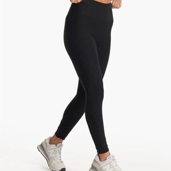 Vuori clean elevation ankle leggings soft black performance knit - Picture 1 of 6